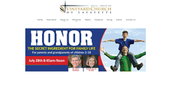 Desktop Screenshot of lafayettevineyard.org