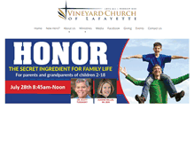 Tablet Screenshot of lafayettevineyard.org